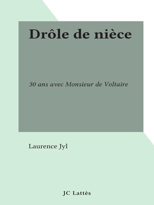 cover image of Drôle de nièce